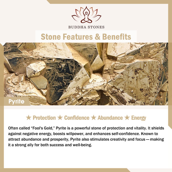 Buddha Stones Tiger Eye Black Tourmaline Pyrite Protection Card Rope Bracelet - image 9