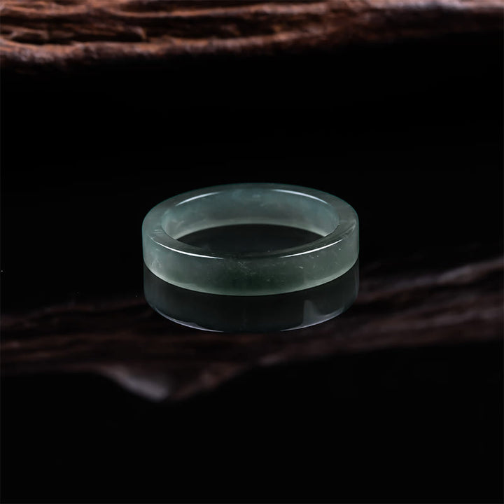 Buddha Stones Jade Abundance Prosperity Multiple Sizes Available Ring - image 4