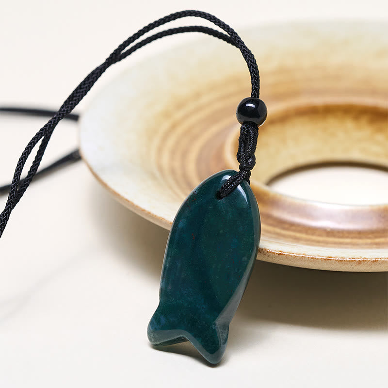 Buddha Stones Koi Fish Pink Crystal Indian Agate Amethyst Topaz Red Jasper Success Warmth Necklace Pendant - image 8