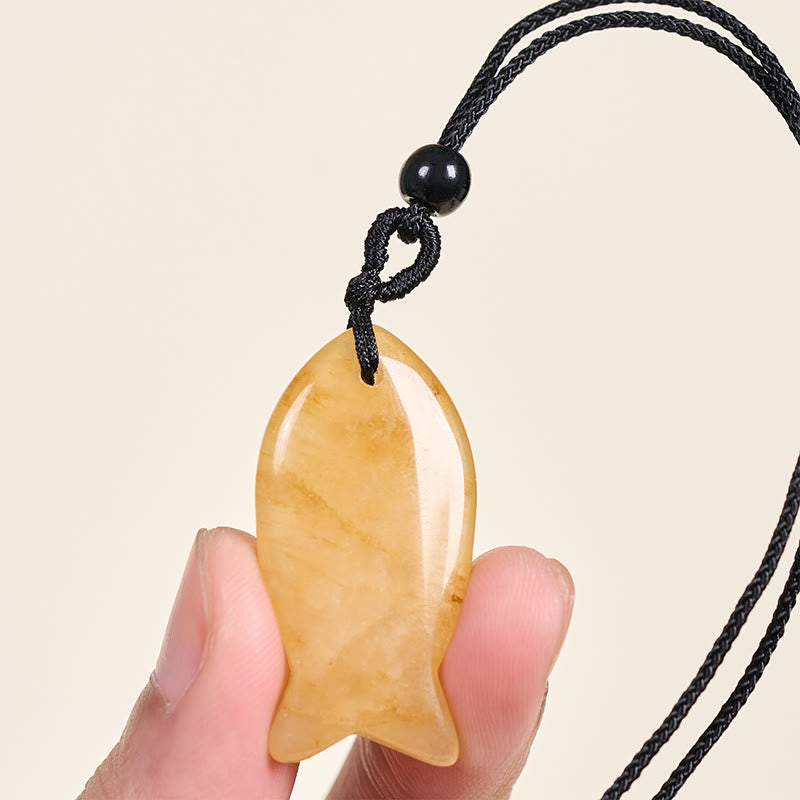 Buddha Stones Koi Fish Pink Crystal Indian Agate Amethyst Topaz Red Jasper Success Warmth Necklace Pendant - image 15