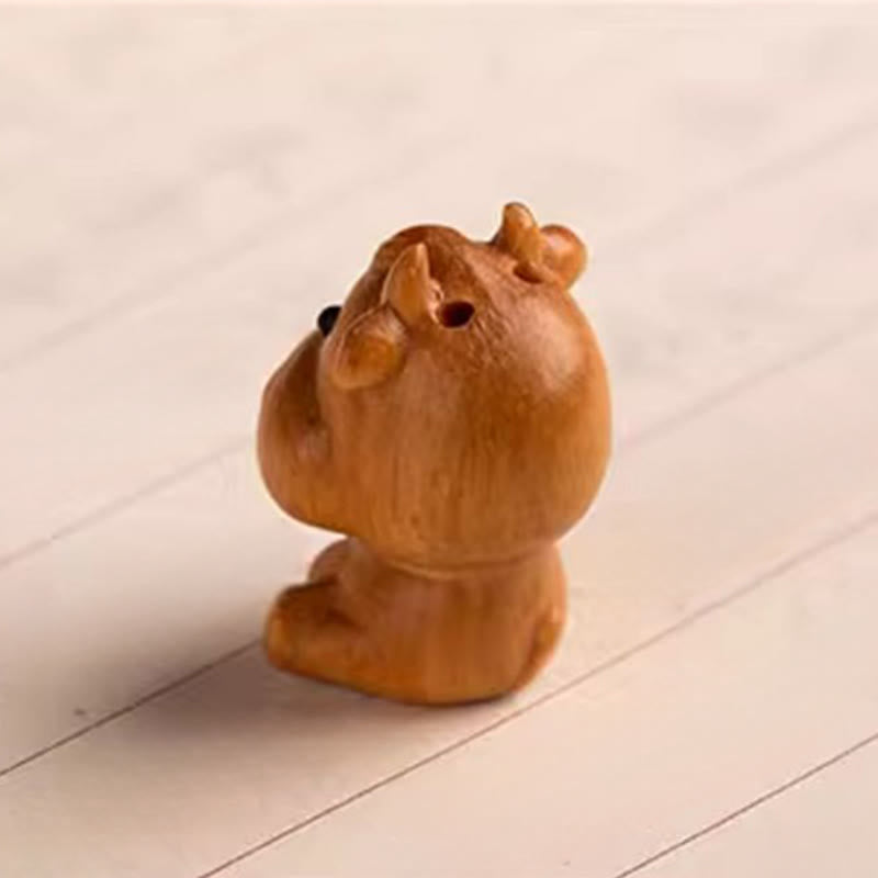 Buddha Stones Year Of The Horse Red Sandalwood Star Moon Bodhi Seed Blessing Key Chain - image 19