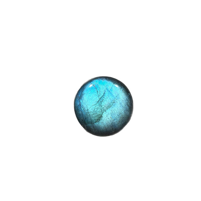 Buddha Stones Natural Round Labradorite Healing Figurine Decoration - image 1