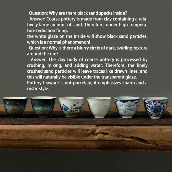 Buddha Stones Small Hand-painted Golden Crane Ceramic Teacup Kung Fu Tea Cup 40ml - image 11