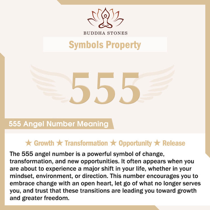 Buddha Stones Angel Numbers Titanium Steel Adjustable String Faith Bracelet - image 6