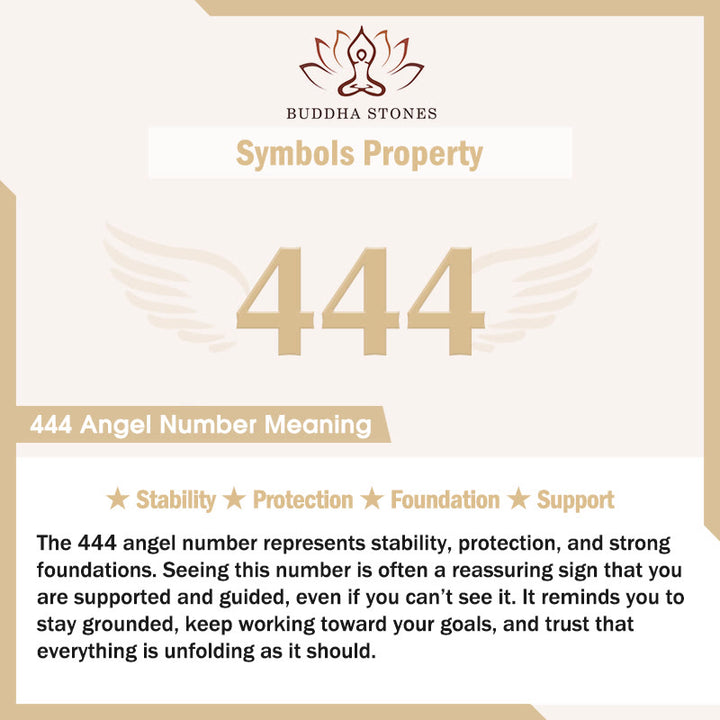 Buddha Stones Angel Numbers Titanium Steel Adjustable String Faith Bracelet - image 17