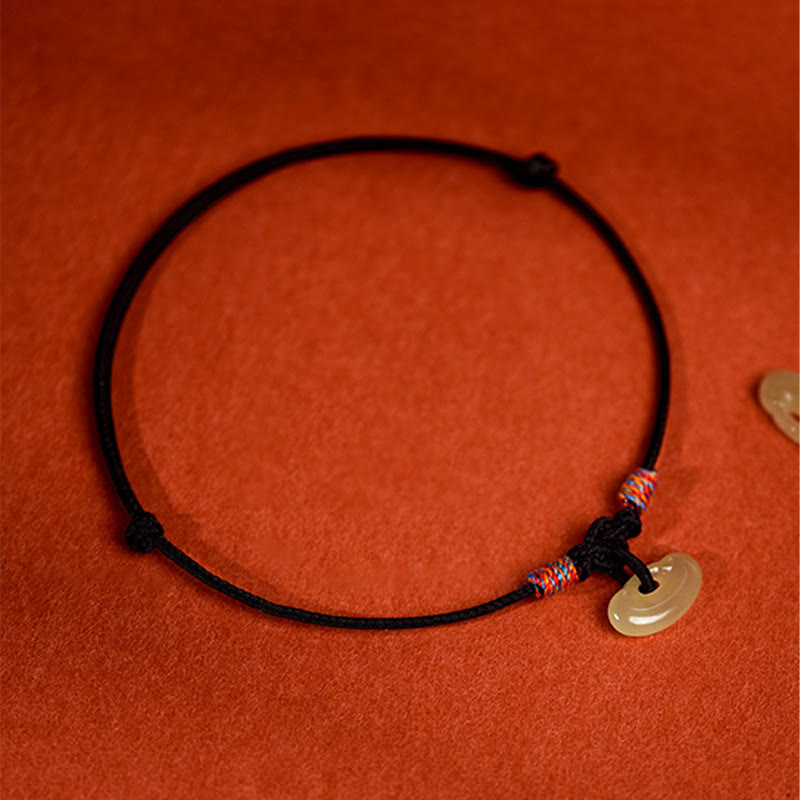 Buddha Stones Red String Plaited Jade Protection Adjustable Cats Dogs Pet Collar - image 17
