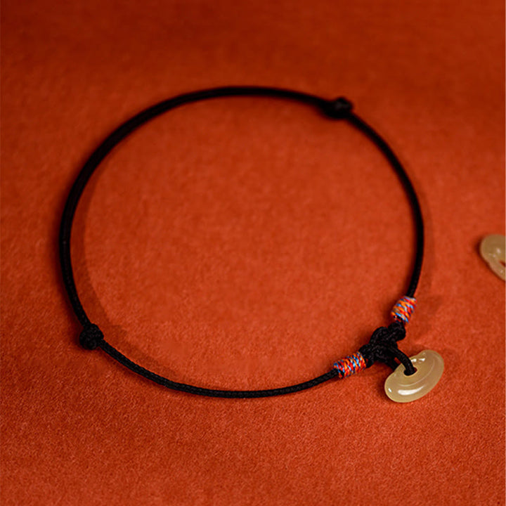 Buddha Stones Red String Plaited Jade Protection Adjustable Cats Dogs Pet Collar - image 17