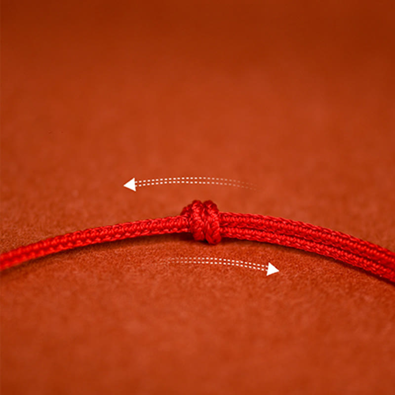 Buddha Stones Red String Plaited Jade Protection Adjustable Cats Dogs Pet Collar - image 13