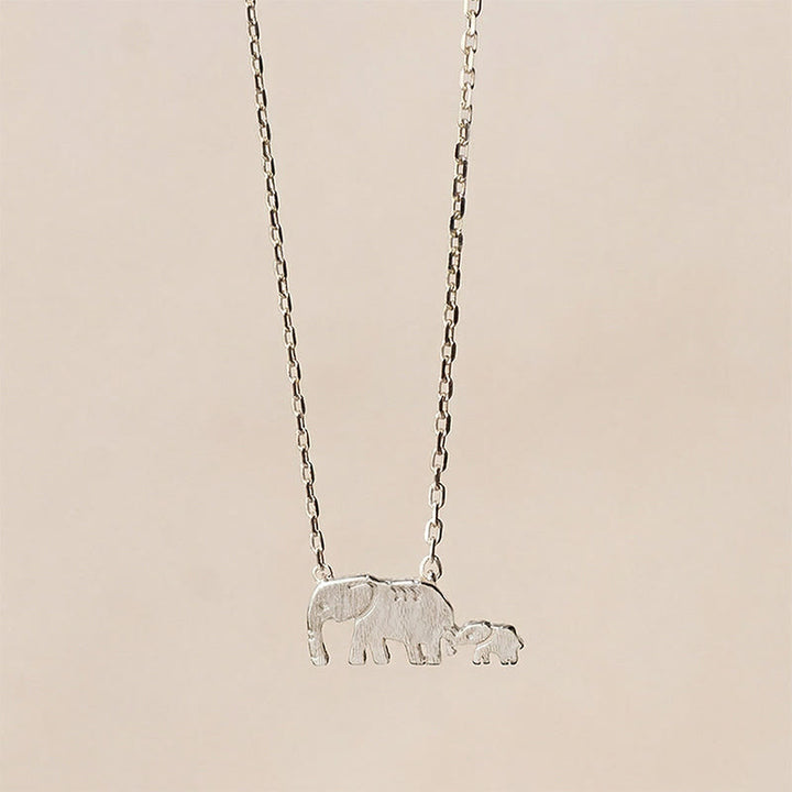 Buddha Stones "FOR DEAREST MOTHER" Elephant 925 Sterling Silver Necklace Pendants Includes Gift Message Card - image 15