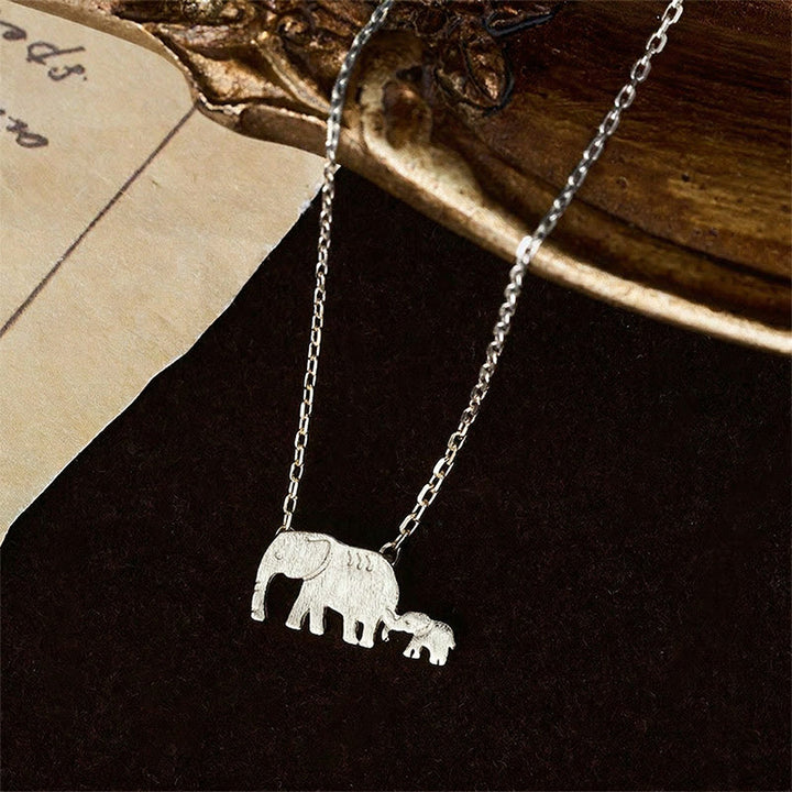 Buddha Stones "FOR DEAREST MOTHER" Elephant 925 Sterling Silver Necklace Pendants Includes Gift Message Card - image 12