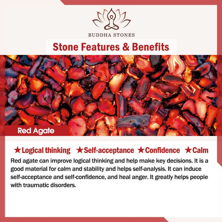 Buddha Stones Red Agate Unakite Blue Spot Jasper Confidence Drop Earrings - image 5