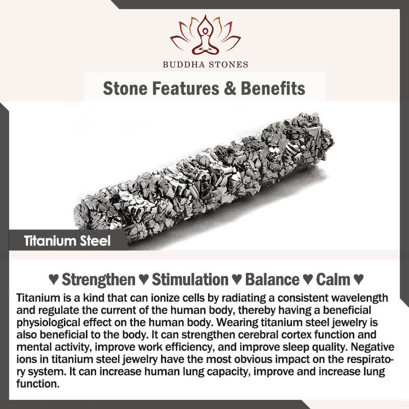Buddha Stones Black Leather Braided Design Double Layer Strength Bracelet - image 3