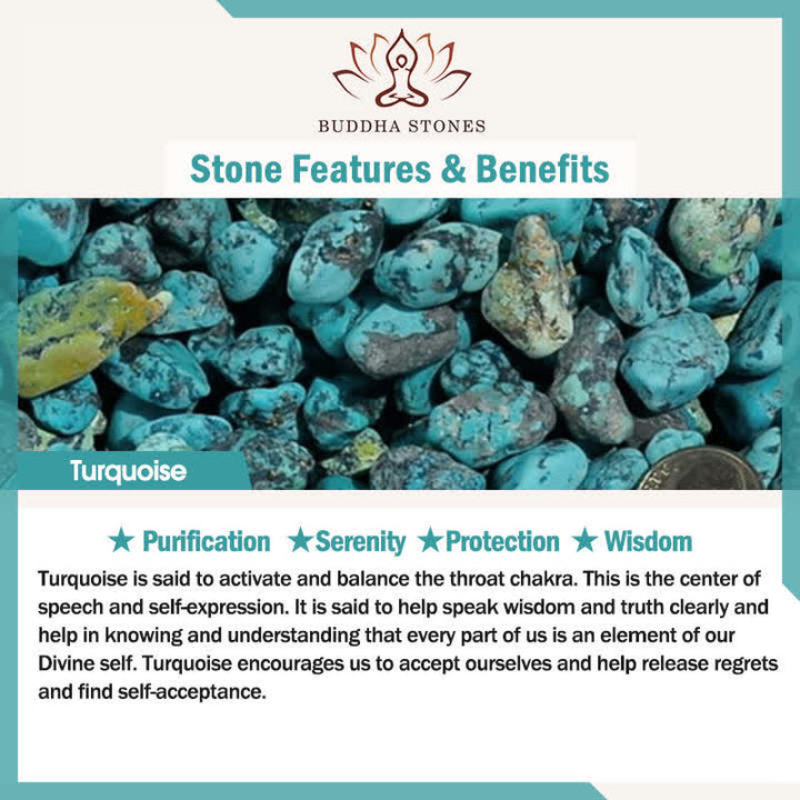 Buddha Stones Turquoise Tibetan Round 108 Beads Strength Mala - image 5