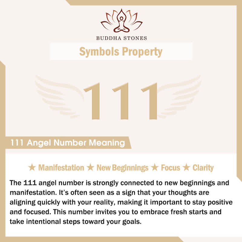Buddha Stones 2Pcs Frosted Stone Tiger Eye 333 222 111 11:11 444 Angel Number Cure Bracelet - image 9