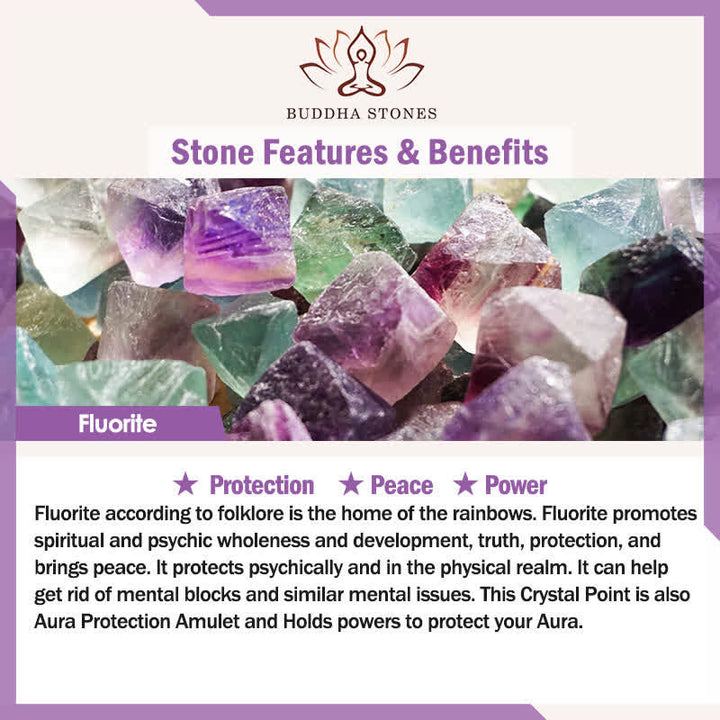 Buddha Stones Prehnite Rose Quartz Blue Chalcedony Lucky Clover Love Bracelet - image 3