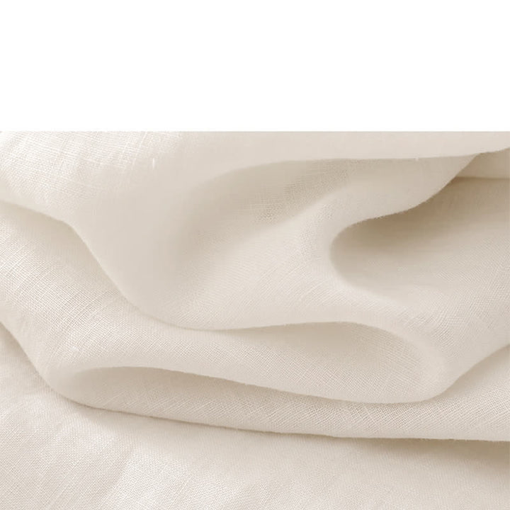 Buddha Stones Summer Linen Cotton Women's Cropped Wide Leg Pants With Pockets - image 10