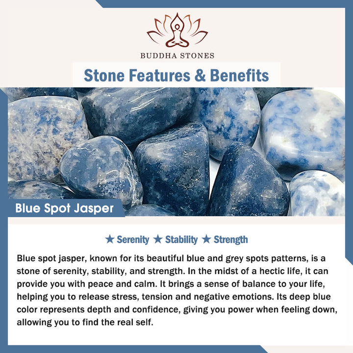 Buddha Stones Red Agate Unakite Blue Spot Jasper Confidence Drop Earrings - image 7