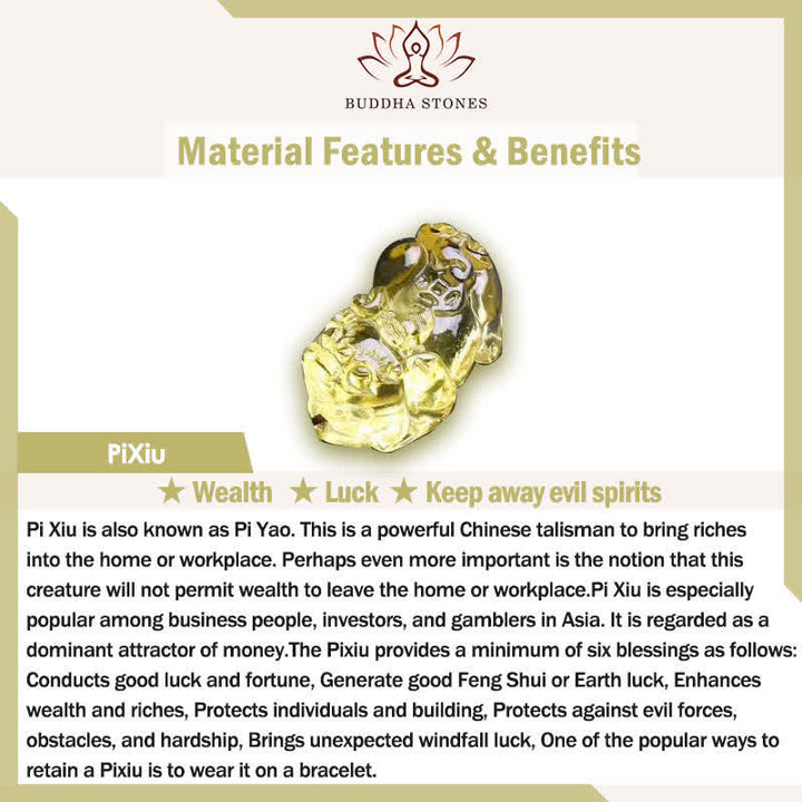 Buddha Stones Bone PiXiu Braided Rope Luck Bracelet - image 6