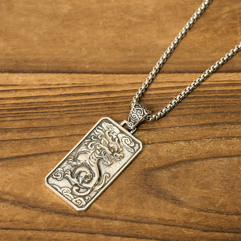 Buddha Stones Copper PiXiu Chain Wealth Necklace Pendant - image 2