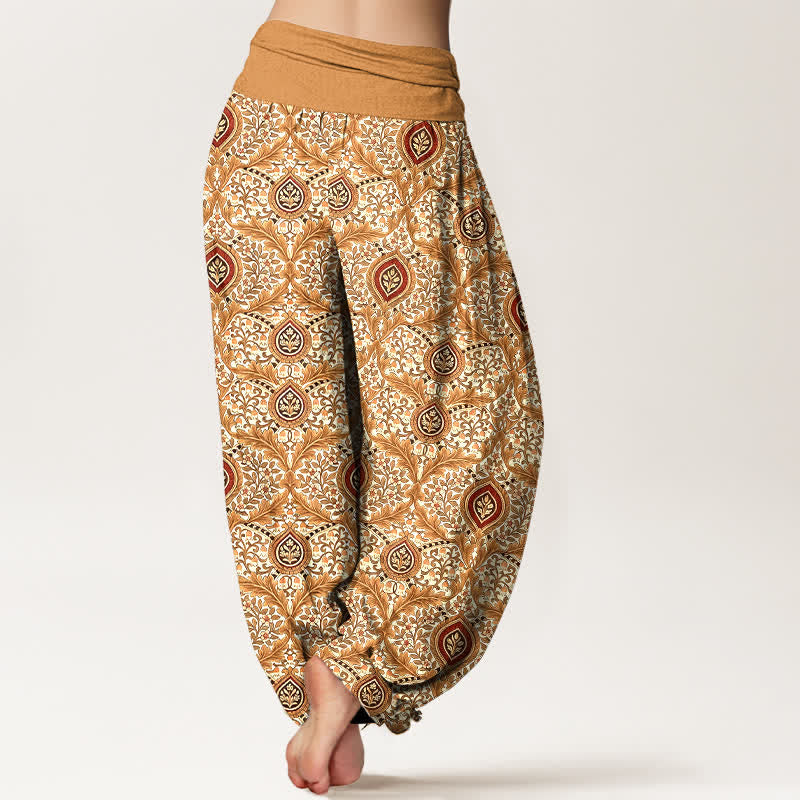 Wais Patterns Buddha Stones Pure Cotton Paisley Diamond Pattern Women's Elastic Wais ...