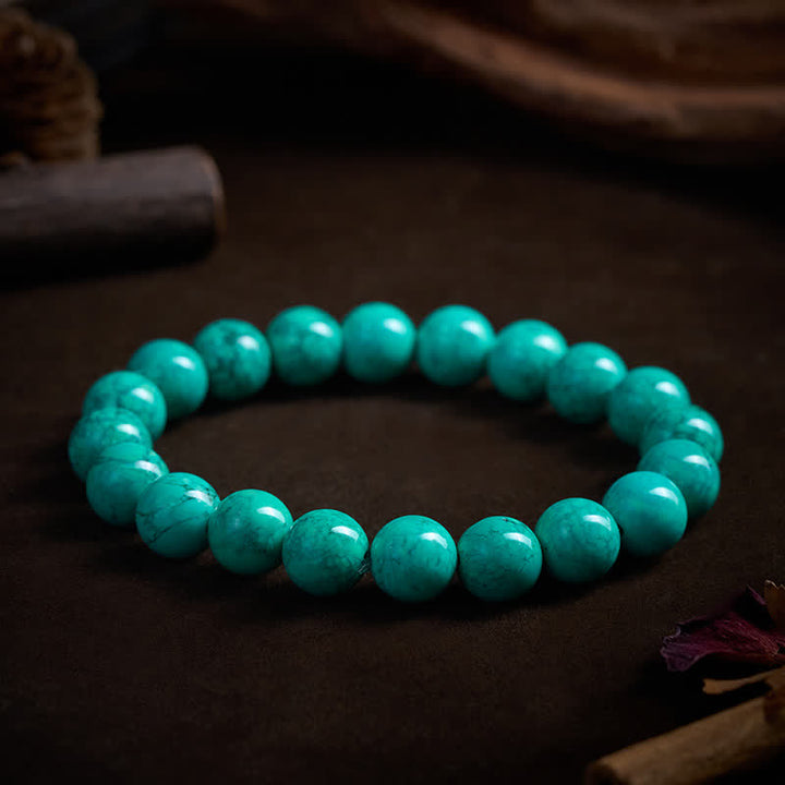 Buddha Stones Tibetan Turquoise Protection Bracelet - image 9