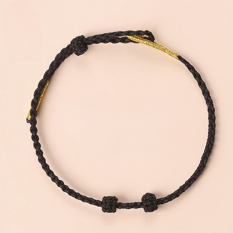 Buddha Stones Handmade Braided Red String 3mm Jade Beads Protection Adjustable DIY Bracelet - image 23