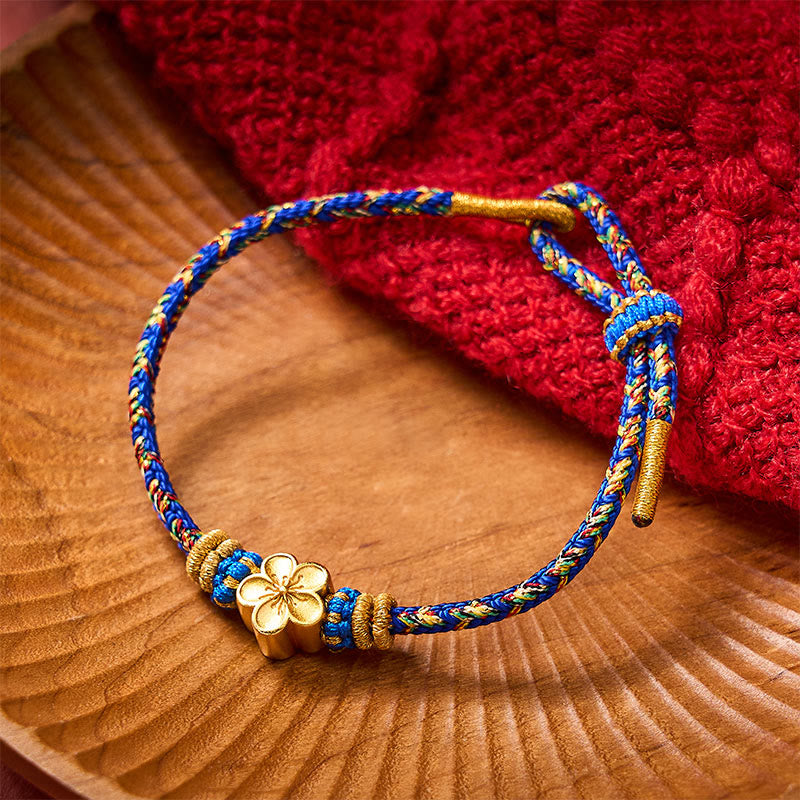 Buddha Stones Hand-Woven String Om Mani Padme Hum Peace Bracelet - image 13