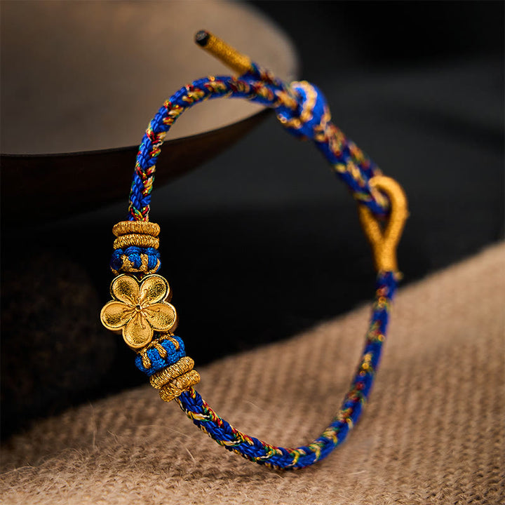 Buddha Stones Hand-Woven String Om Mani Padme Hum Peace Bracelet - image 14