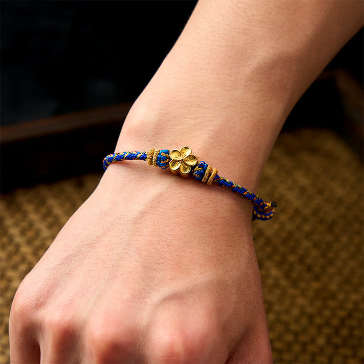 Buddha Stones Hand-Woven String Om Mani Padme Hum Peace Bracelet - image 17