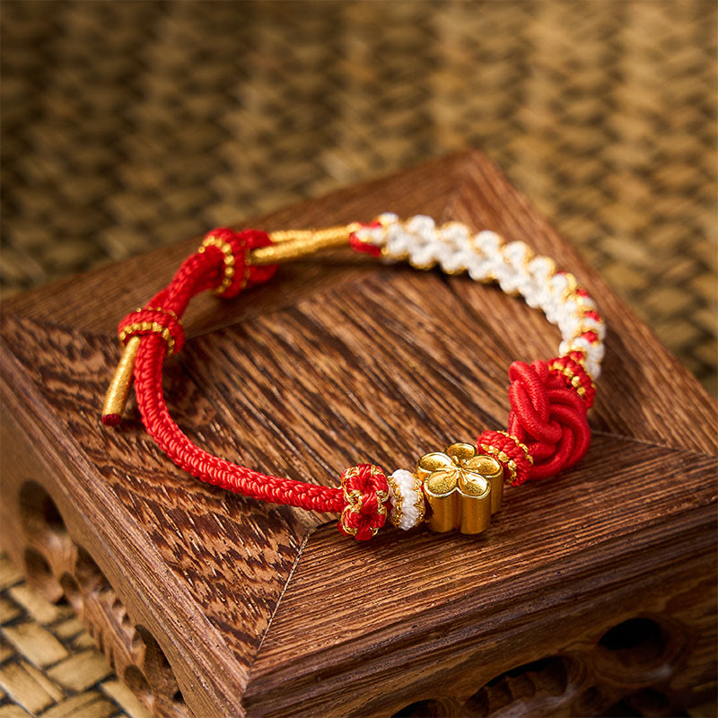 Buddha Stones Mandala Braided Rope Confidence Bracelet - image 3