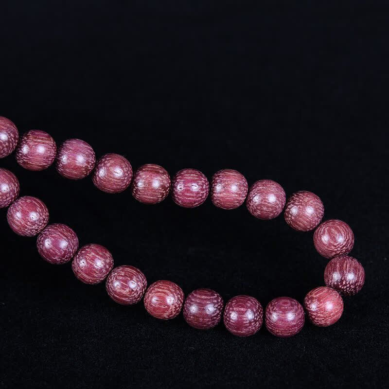 Buddha Stones Natural Peltogyne Gourd 108 Bead Mala - image 19