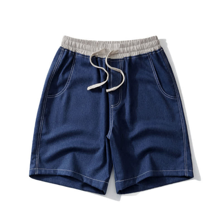 Buddha Stones Summer Casual Athletic Drawstring Solid Men's Shorts With Pocket - image 2