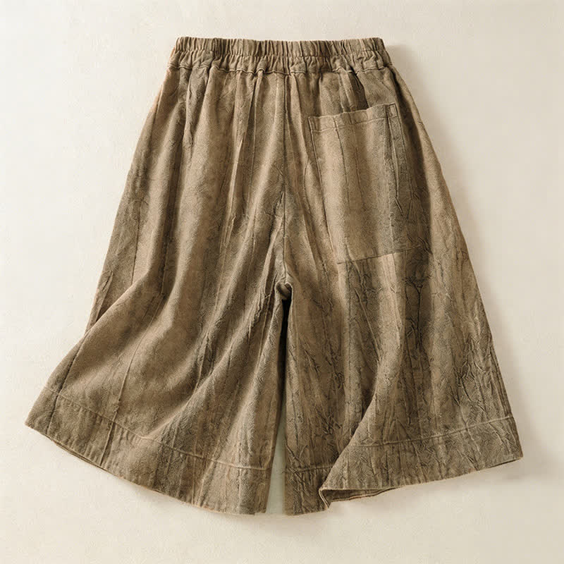 Buddha Stones Summer Casual Minimalist Solid Women's Shorts With Pocket - image 1