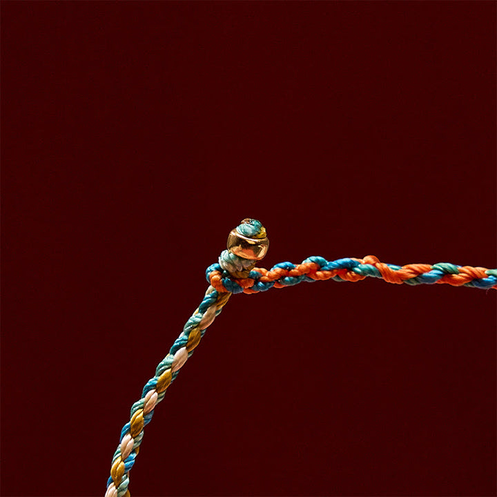 Buddha Stones Hand-Woven Colorful Red String Protection Bracelet - image 7