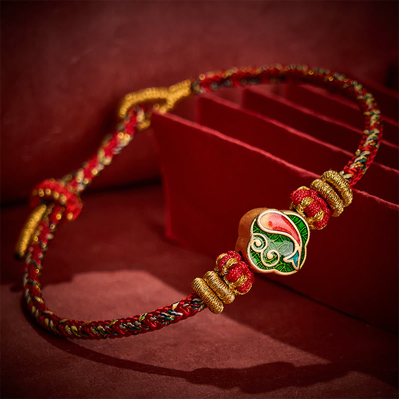 Buddha Stones Hand-Woven String Koi Fish Success Rope Bracelet - Red(Wrist Circumference: 5.51-7.48 in / 14-19cm) - image 13