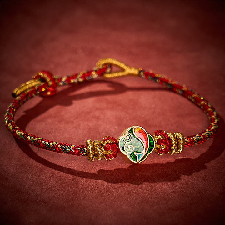 Buddha Stones Hand-Woven String Koi Fish Success Rope Bracelet - image 14