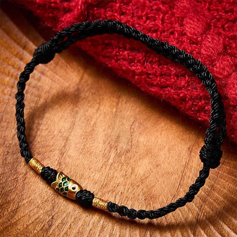 Buddha Stones Hand-Woven Koi Fish Success Rope Bracelet - image 10