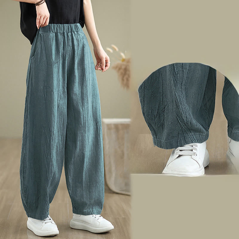 Buddha Stones Casual Plain Women'sHarem Pants With Pockets - image 18
