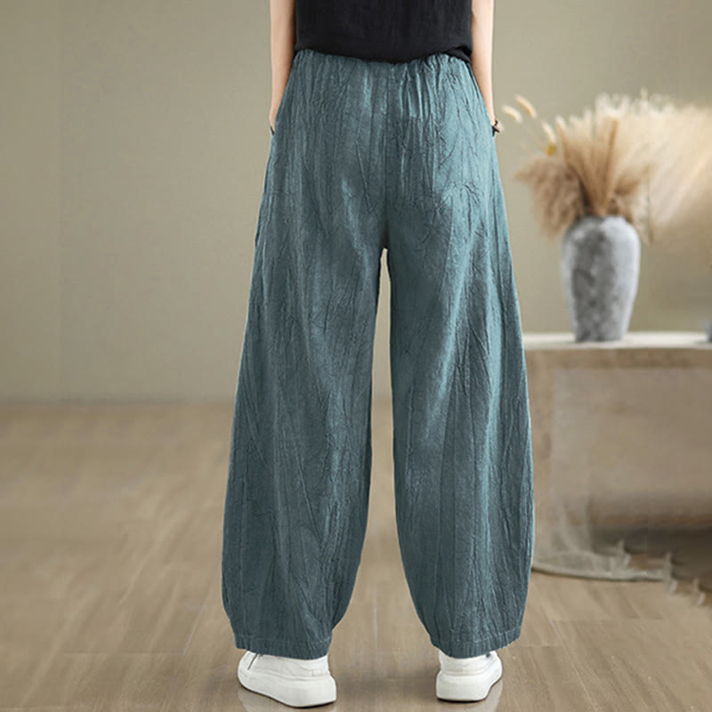 Buddha Stones Casual Plain Women'sHarem Pants With Pockets - image 16
