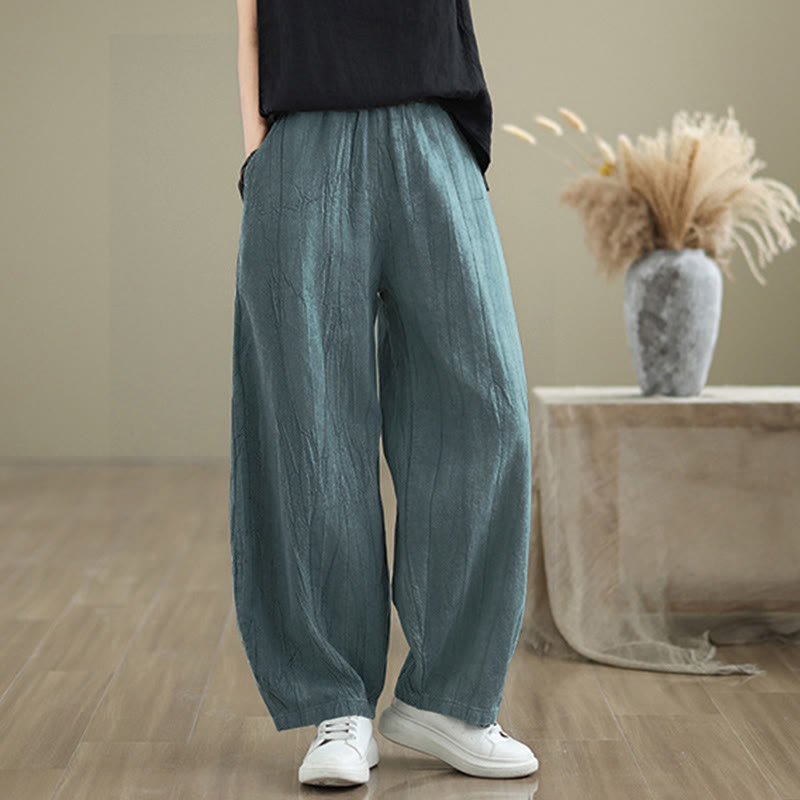 Buddha Stones Casual Plain Women'sHarem Pants With Pockets - image 15