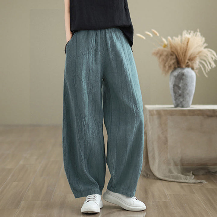 Buddha Stones Casual Plain Women'sHarem Pants With Pockets - image 15