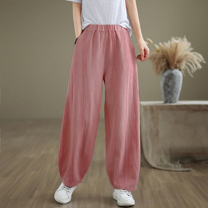 Buddha Stones Casual Plain Women'sHarem Pants With Pockets - image 21