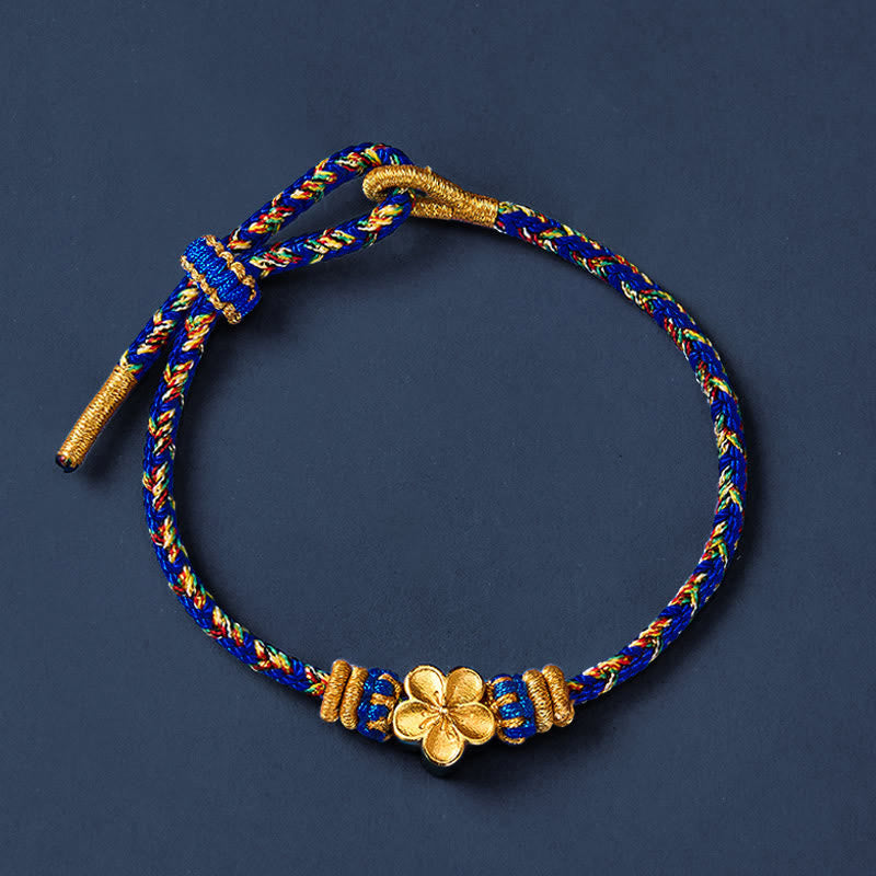 Buddha Stones Hand-Woven String Om Mani Padme Hum Peace Bracelet - image 16