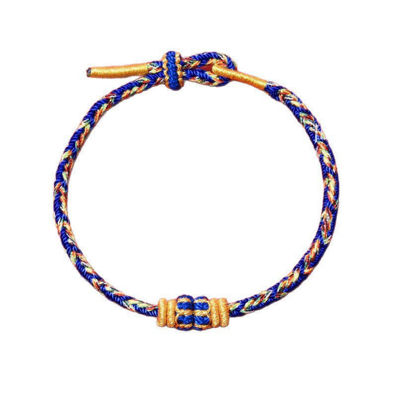 Buddha Stones Koi Fish Luck Hand-Woven String Bracelet - image 12