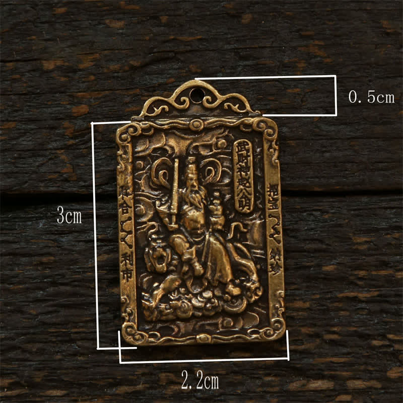 Buddha Stones Copper Chinese Zodiac Five Emperor Coins Gourd Protection Keychains - image 21