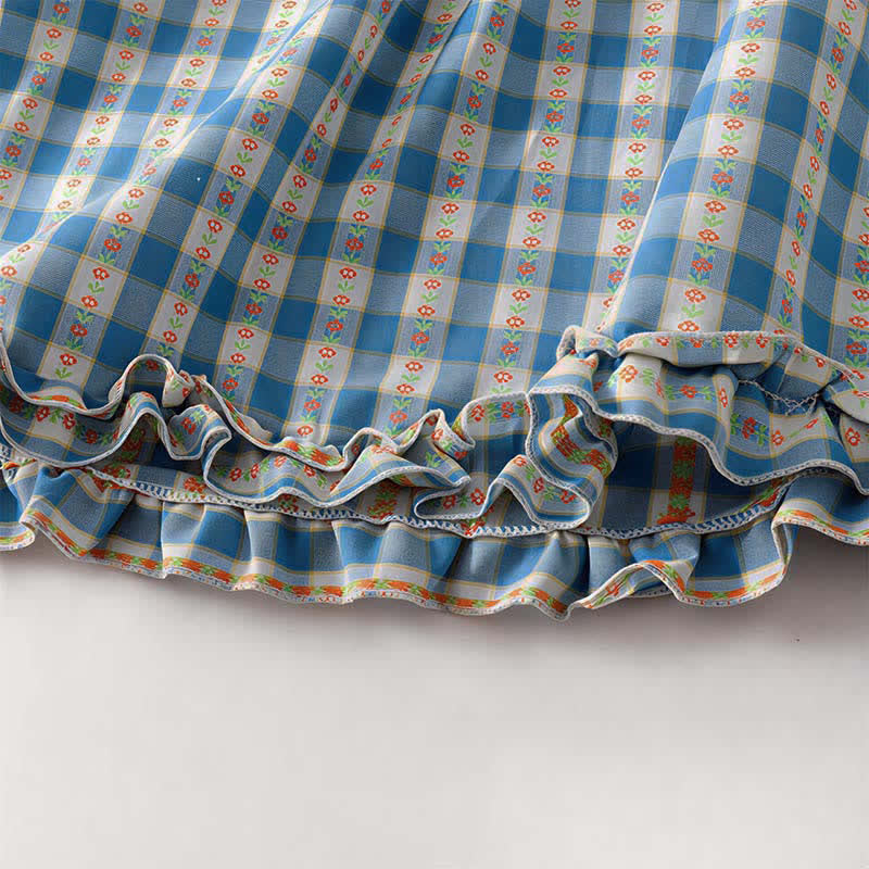 Buddha Stones Summer Button-Up Drawstring Gingham Women's Summer Sleeveless Dress With Pockets - image 10