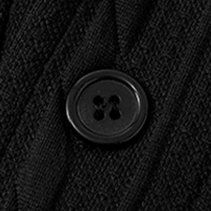 Buddha Stones Fall Winter Buttons Twisted Design Long Sleeve Men's Hoodie - image 13