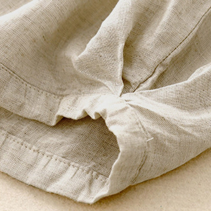 Buddha Stones Summer Elastic Waist Women's Capri Cropped Harem Pants With Pockets - image 8