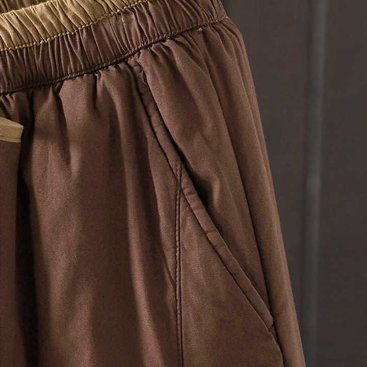 Buddha Stones Plain Women's Harem Thermal Pants With Pockets - image 13