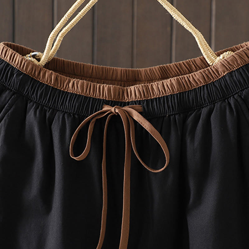Buddha Stones Plain Women's Harem Thermal Pants With Pockets - image 2